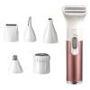 Electric Razro 6-in-1 Women Shaver Hair Remover For Face Eyebrow And Underarm Trimmer Hair Removal Tool view 1