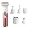 Electric Razro 6-in-1 Women Shaver Hair Remover For Face Eyebrow And Underarm Trimmer Hair Removal Tool view 4
