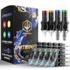 Poseidon 50PCS Tattoo Cartridge Needles Assorted Mixed Size #12 Round Liner - 1203RL 1205RL 1207RL 1209RL 1211RL with Membrane Professional Disposable Tattoo Needles view 1