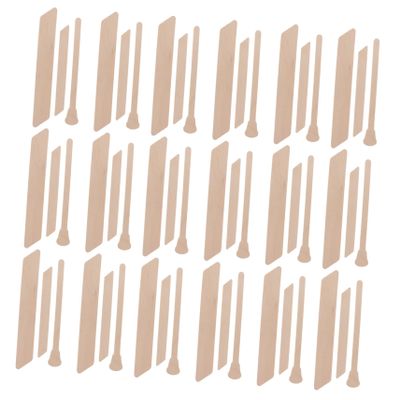 Healeved 150pcs Wooden Wax Applicator Sticks for Body and Facial Hair Removal Durable Waxing Spatulas for Smooth Application for Creams and Lotions Versatile Hair Removal Tool