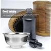 Healeved 2pcs Stainless Steel Shaving Bowl for Men Foaming Cup for Shaving Soap Antiskid Design for Home Barber Use for Warm Lather and Easy Cleaning Random Style view 3