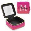 Emelivor Orange Pink Gradient Personalized Clear Makeup Bag for Women Custom Cosmetic Bag with Zippers Travel Makeup Organizer Waterproof Cosmetic Bags Toiletry Bag for Women Men view 1