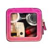 Emelivor Orange Pink Gradient Personalized Clear Makeup Bag for Women Custom Cosmetic Bag with Zippers Travel Makeup Organizer Waterproof Cosmetic Bags Toiletry Bag for Women Men view 3