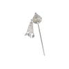 2Pcs Chinese Hair Stick Metal Long Tassels Hairpin Thai Headwear Hair Chopsticks Hollow Ancient Hair Fork Hair Accessories for Women Girls view 3
