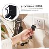 Healeved Self-adhesive Razor Holder for Shower Shaver Stand Organizer Wall-mounted Hook for Electric Razors Design for Convenient Bathroom Storage view 3