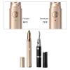 Functional Heating Eyelash Curler Electric Eyebrow Shaver For Women Compact And Quiet Face Hair Grooming Tool view 3