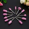 HIONJIN 12 Pcs Ceramic Nail Drill Bits Electric Manicure Replacement Device for Manicure Pedicure Polishing Mill Cutter Nail Files(Bag) view 2