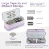 BAGCRAZY Travel Carrying Case for Dyson Shark Flexstyle Revlon Hair Dryer Airwrap, Double-Layer Dyson Airwrap Travel Case Shark Hair Tools Storage Bag for Airwrap Styler and Attachments, Purple view 2