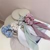 FMURY Hair Ornaments Fairy Streamer Ribbon Floret Fold Hair Rope Temperament Hair Ornaments(C) view 4