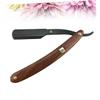 Healeved 2pcs Barber Steel Razors Men Manual Razor Safe Metal Blade Portable for Travel for Shaving Hair Salons Home Use view 2