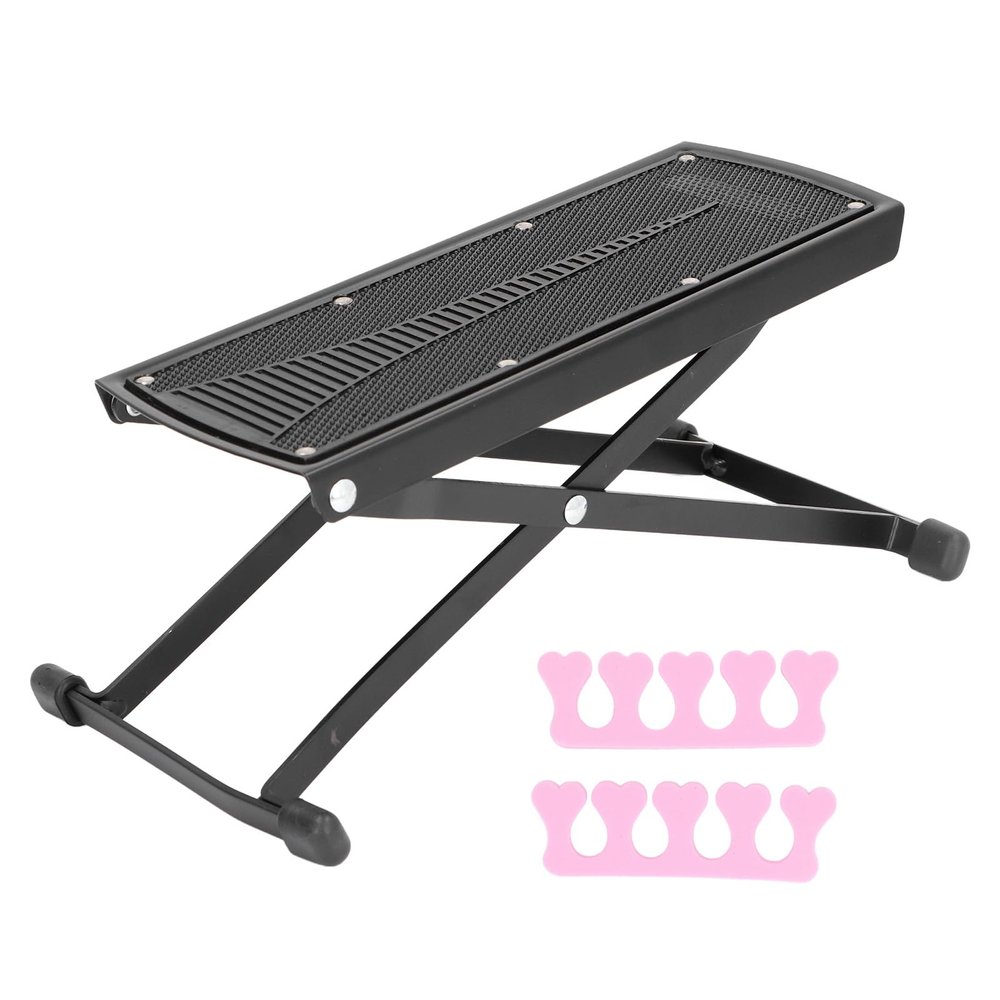 Pedicure Foot Rest Adjustable 6 Heights, Non-Slip Design