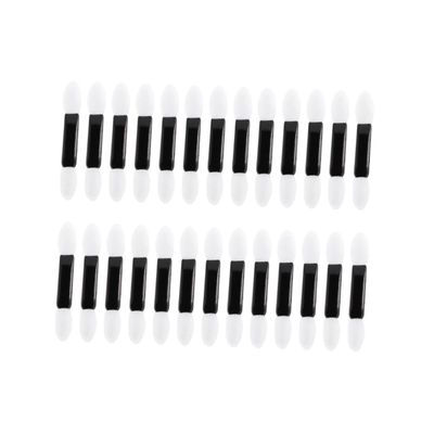 ARTSEWPLY 100pcs Double-ended Sponge Brush for Eyeshadow Application Precision Makeup Tool for Blending and Contouring for Professional and Personal Use