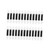 ARTSEWPLY 100pcs Double-ended Sponge Brush for Eyeshadow Application Precision Makeup Tool for Blending and Contouring for Professional and Personal Use view 1