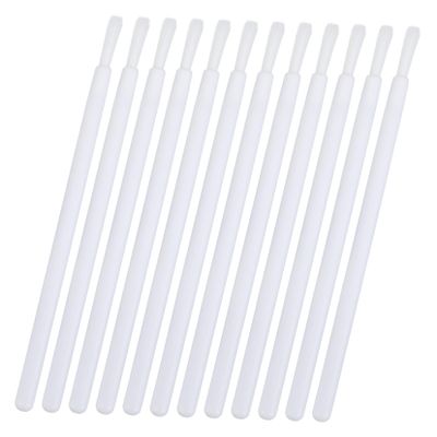 NinthAvenue Basics 100pcs Disposable Lip Brush Lipgloss Lip Gloss Tubes Makeup Brush Makeup with Holder Lip Plumper Device Brush Lip Gloss Lip Wand Lip Gloss Wands Makeup Remover Balm White Plastic