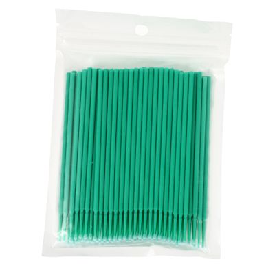 KAILIKETIY 2packs Practical Beauty Cotton Brush Blush Brush Foundation Medical Sticks Eyebrow Swabs Quantity Non-linting