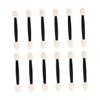 ARTSEWPLY 24pcs Disposable Dual-sided Eyeshadow Sponge Sticks Applicators for Makeup Artists and Beauty Shops Ultra Skin-friendly Lightweight for Eyeshadow Eyebrow and Lip Applications Black view 1