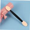ARTSEWPLY 24pcs Disposable Dual-sided Eyeshadow Sponge Sticks Applicators for Makeup Artists and Beauty Shops Ultra Skin-friendly Lightweight for Eyeshadow Eyebrow and Lip Applications Black view 2