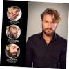 ARTSEWPLY 1set Beard Pencil and Brush for Men Sweat Filler Tool for and Beard Styling Deep Brown Care Kit view 4
