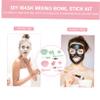 2 Sets Mask Bowl Set DIY Face Mask Clay Mask Facial Mixing Bowls Esthetician Kit Double Spatula Skincare Masks Tint Foil Duo Facial Tools Facial Mask Bowl Tool Pe view 3