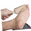 ARTSEWPLY Stainless Steel Foot Exfoliator and Callus Remover Tool for Men and Women Portable Design with Hook Hole Dead Skin and Callus Rose Gold Random Hole Shape view 3