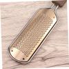ARTSEWPLY Stainless Steel Foot Exfoliator and Callus Remover Tool for Men and Women Portable Design with Hook Hole Dead Skin and Callus Rose Gold Random Hole Shape view 4