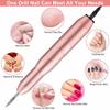 HIONJIN Electric Nail Drill Machine Charging Manicure Machine Nail File Nail Pedicure Polishing Shape Tools for Home Salon(E) view 4