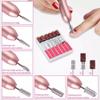 HIONJIN Electric Nail Drill Machine Charging Manicure Machine Nail File Nail Pedicure Polishing Shape Tools for Home Salon(D) view 3