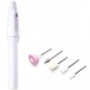 HIONJIN 1 Set 5 in 1 Electric Professioal Nail File Nail Brushes Buffer Polisher Drill Grinder Tools Soft Polishing Felt Cone Manicure view 1