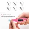 HIONJIN 1Set Electric Nail Drill Machine Kit Charging Manicure Machine Pedicure 6 Bits Sanding Buffer Nail File Nail Art view 2