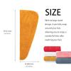AGKXHDEC 1 Pack Double Layer Microfiber Towel, Hair Turbans for Wet Hair, Drying Hair Wrap for Women (Apricot Yellow) view 3