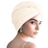 AGKXHDEC 1 Pack Double Layer Microfiber Towel, Hair Turbans for Wet Hair, Drying Hair Wrap for Women(Warm White) view 1
