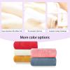 AGKXHDEC 1 Pack Double Layer Microfiber Towel, Hair Turbans for Wet Hair, Drying Hair Wrap for Women(Warm White) view 4