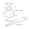 KAILIKETIY Hair Bun Holder Elegant Metal Hair Cage Stick Unique Design for Women for Weddings Parties and Daily Wear view 2