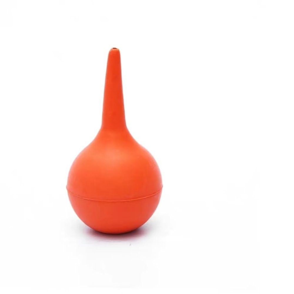 2 Pack Super Atmospheric Chamber Rubber Blowing Ball | Ear Washing Ball for Blowing Ears, Blowing air, Blowing dust, Blowing Computer Cleaning and dust Removal (Orange 30mL)