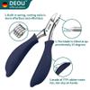 DEOU Podiatrist Toenail Clippers Ingrown Toenail Tools for Thick Nails and Inlaid Nails,Manicure and Pedicure Clippers,Heavy Duty Nail Clippers, Pedicure Tools (Dark Blue+Nail Remover) view 3