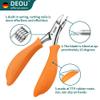 DEOU Podiatrist Toenail Clippers Ingrown Toenail Tools for Thick Nails and Inlaid Nails,Manicure and Pedicure Clippers,Heavy Duty Nail Clippers, Pedicure Tools (Orange+Nail Remover) view 3