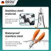 DEOU Podiatrist Toenail Clippers Ingrown Toenail Tools for Thick Nails and Inlaid Nails,Manicure and Pedicure Clippers,Heavy Duty Nail Clippers, Pedicure Tools (Orange+Nail Remover) view 4