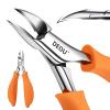 DEOU Podiatrist Toenail Clippers Ingrown Toenail Tools for Thick Nails and Inlaid Nails,Manicure and Pedicure Clippers,Heavy Duty Nail Clippers, Pedicure Tools (Orange) view 1
