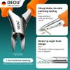 DEOU Podiatrist Toenail Clippers Ingrown Toenail Tools for Thick Nails and Inlaid Nails,Manicure and Pedicure Clippers,Heavy Duty Nail Clippers, Pedicure Tools (Orange) view 3
