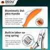 DEOU Podiatrist Toenail Clippers Ingrown Toenail Tools for Thick Nails and Inlaid Nails,Manicure and Pedicure Clippers,Heavy Duty Nail Clippers, Pedicure Tools (Orange) view 4