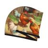 GDSHJKLW Roast Chicken Hen Farm Drying Hair Caps Super Absorbent Soft Hair Drying Towel Quick Dry Coral Velvet Hair Drying Cap Hair Turban for Women Wet Hair Long Thick Hair view 3