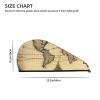GDSHJKLW World Map Retro Drying Hair Caps Super Absorbent Soft Hair Drying Towel Quick Dry Coral Velvet Hair Drying Cap Hair Turban for Women Wet Hair Long Thick Hair view 4