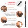 Beard Pen Filler for Men - Barber Styling Grooming Pencil - Waterproof, Sweat Proof, Long Lasting Solution with Natural Finish - Cover Beard and Scalp Patches in Seconds - Deep Dark Brown 2 Pack view 4