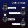 Head Shavers for Bald Men, 5 in 1 Electric Shaver 7D Floating Cutter Head Base Charging Portable Men Beard Trimmer Clipper Rechargeable Bald Head Electric Razor(Black) view 3