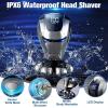 Head Shavers for Bald Men, 5 in 1 Head Shaver with Nose Hair, Sideburns Trimmer,Face Brush 7D Rotary Shaver with LED Display Durable view 3