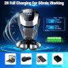 Head Shavers for Bald Men, 5 in 1 Head Shaver with Nose Hair, Sideburns Trimmer,Face Brush 7D Rotary Shaver with LED Display Durable view 4