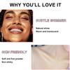 Hair and Body Glitter Spray, Holographic Glitter Highlighter Powder, Face Body Clothes Shiny Glitter, Loose Shimmer Hairspray Festival Rave Prom Accessories (Gold) view 3