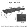 LZLZL Beauty Bed,Folding Massage Table,The Height Can Be Adjusted from 55cm-72cm,Suitable for Hotel Bedroom Spa Holiday Home Beauty Salon(Purple) view 2