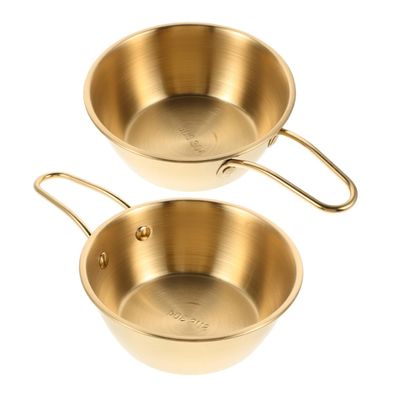Beatifufu 2pcs Men Stainless Steel Shaving Bowl Ergonomic Lathering Bowl for Smooth Shaving and Efficient for Grooming Essentials