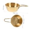 Beatifufu 2pcs Men Stainless Steel Shaving Bowl Ergonomic Lathering Bowl for Smooth Shaving and Efficient for Grooming Essentials view 2